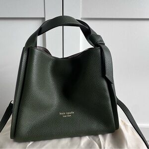 Kate Spade Medium Knott Pebbled Leather Crossbody Tote